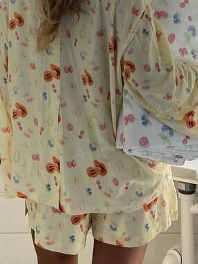 Djerf Avenue Go Slow Shorts Fruit